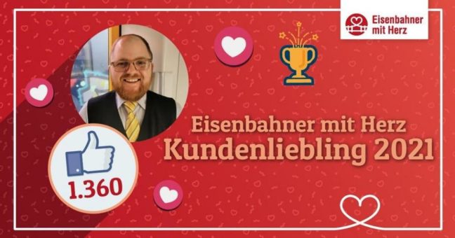 ODEG-Mitarbeiter Sebastian Fröschke ist Deutschlands beliebtester Eisenbahner