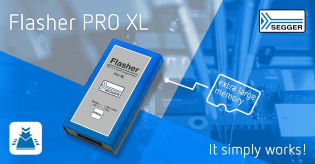 SEGGER präsentiert den Flasher PRO XL – das „Fast-Alles-Programmiergerät“ mit extra großem Speicher