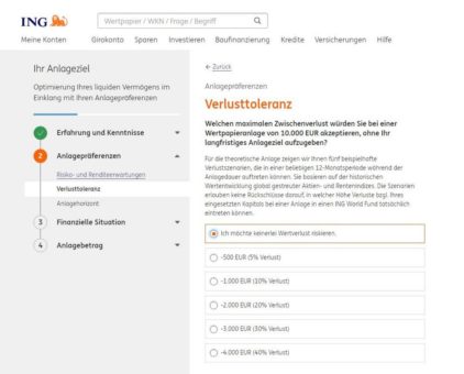 ING führt digitale Anlageberatung in Deutschland ein