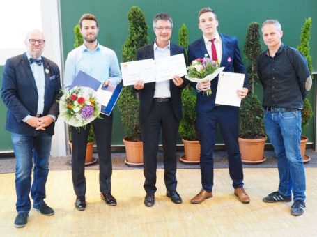 Alexander Klump and Philip Trykacz awarded for best master thesis in mathematics