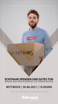 LIVE SHOW | Haare spenden und Gutes tun (Vortrag | Online)