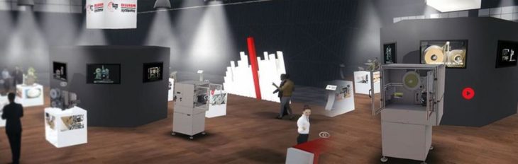 Neuer 3D-Messestand von Bluhm Systeme