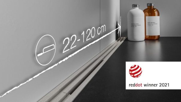 Schlüter-KERDI-LINE-VARIO erhält Red Dot für hohe Designqualität