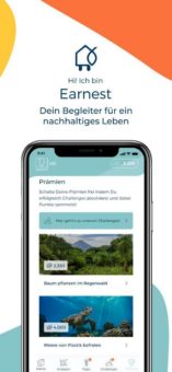 Ganz einfach mit der App „Earnest“