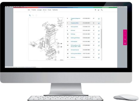 Interaktiver Online-Ersatzteilkatalog für Bosch Thermotechnik optimiert den Workflow für Fachkunden