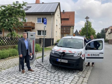 Neue Ladestation für Elektroautos in Ottensoos