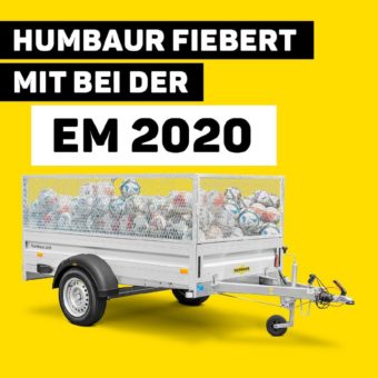 Humbaur fiebert mit bei der EM 2020 und hat einen wahren Fußball-Profi im Programm