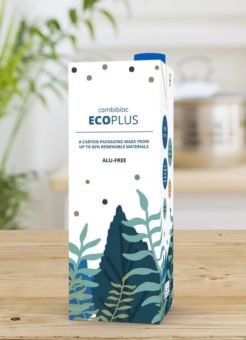 Aluminiumfreies Packungsmaterial combibloc ECOPLUS von SIG jetzt auch für das stark wachsende Format combiblocMidi