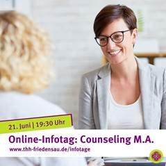 Hochschule stellt am 21. Juni 2021 Master-Studiengang Counseling vor