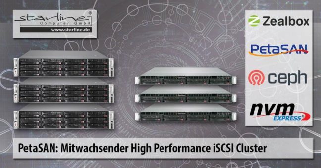 Ceph, iSCSI und NVMe in einer Scale-Out SAN-Lösung: Hier ist PetaSAN