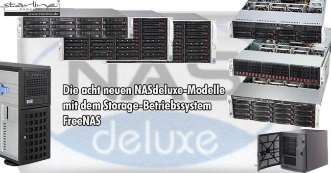 Starline kombiniert das flexible Storage-Betriebssystem FreeNAS mit ausdauernder Profi-Hardware