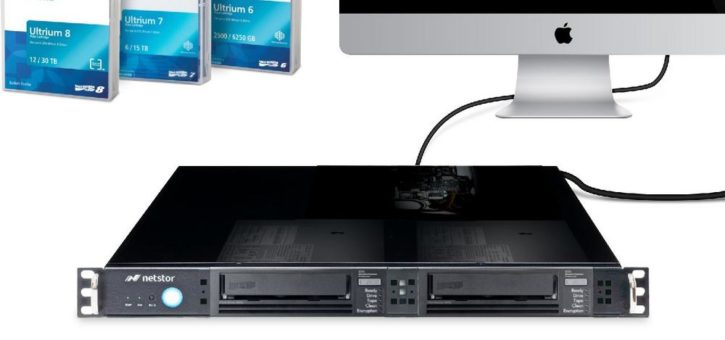 Netstor kombiniert im NS372TB3 die Vorteile von Thunderbolt 3 mit LTO- und SAS-Technik