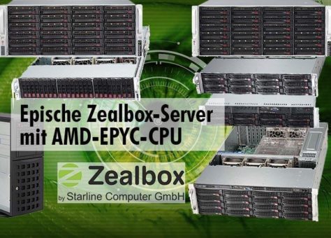 Epische Z80 Zealbox-Modelle mit EPYC-CPUs von AMD