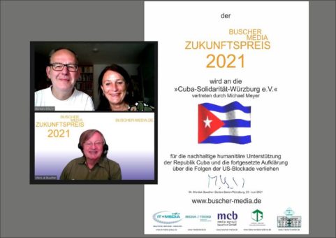 Auszeichnung für die „Cuba-Solidaritaet-Würzburg e.V.“