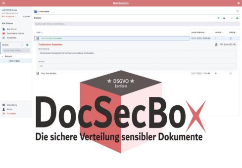 Sichere Verteilung sensibler Dateien mit der DocSecBox