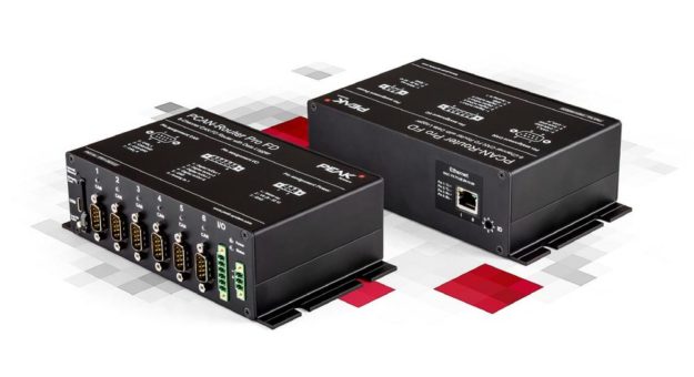 PCAN-Router Pro FD – Ethernet-Erweiterung für den CAN-FD-Router und Datenlogger