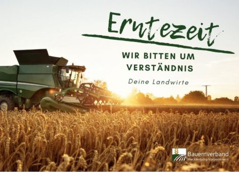 Landwirte bitten in der Erntezeit um Verständnis