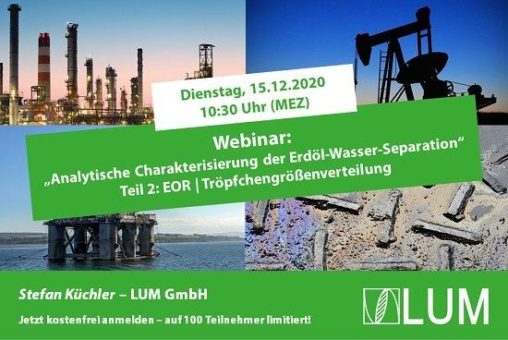 Analytische Charakterisierung der Erdöl-Wasser-Separation, Teil 2: EOR | Tröpfchengrößenverteilung