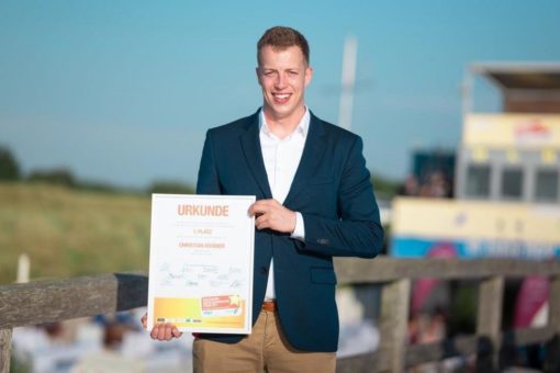 Der Mann der Stunde: Christian Krämer vom Hyatt Regency Mainz gewinnt Deutschen Hotelnachwuchs-Preis