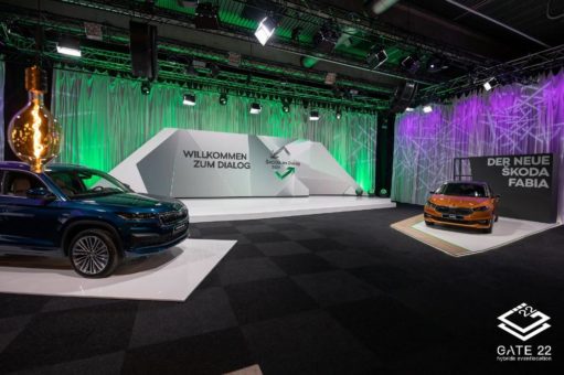 ŠKODA setzt digitales Event im GATE 22 um