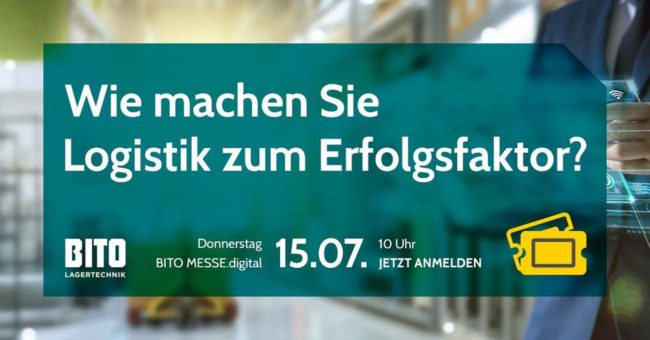 NEU bei BITO-Lagertechnik: BITO MESSE.digital 2021