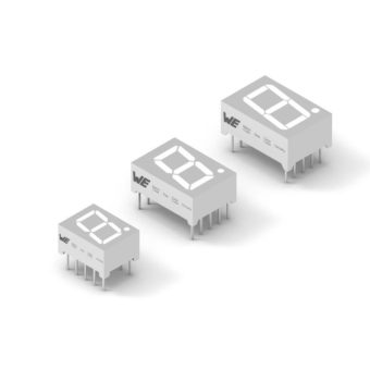 7-Segment-Anzeigen von Würth Elektronik