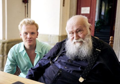 Leon Löwentraut zu Gast bei Hermann Nitsch