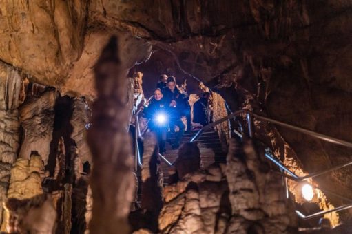 Die Taschenlampenführung in den Rübeländer Tropfsteinhöhlen ist zurück