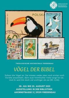 Hochschulbibliothek zeigt philatelistische Objekte „Vögel der Bibel“