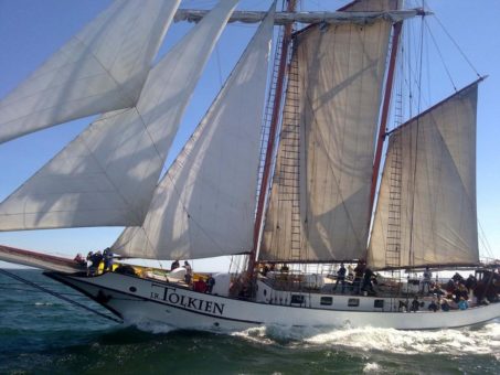 Unter Segeln auf die Ostsee