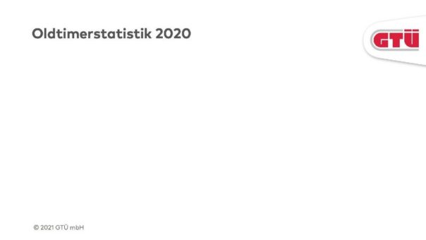 Historische Fahrzeuge sind gut gepflegt: GTÜ stellt Oldtimerstatistik 2020 vor