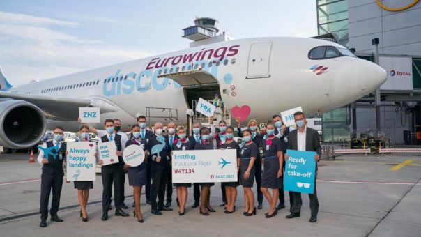 „4Y134 Airborne“: Eurowings Discover zu Erstflug abgehoben