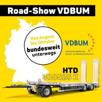 Humbaur HTD 308525 K – jetzt besichtigen auf der VDBUM Road-Show