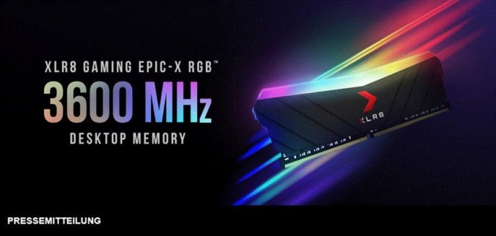 Ab sofort in Deutschland verfügbar:   XLR8 Gaming EPIC-X RGB DDR4 3600MHz Desktop Memory   Wenn Overclocking auf herausragenden Stil trifft