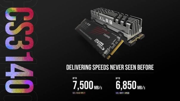 PNY gibt die Verfügbarkeit seiner neuen PNY XLR8 CS3140 M.2 NVMe Gen4x4 SSD in Deutschland bekannt