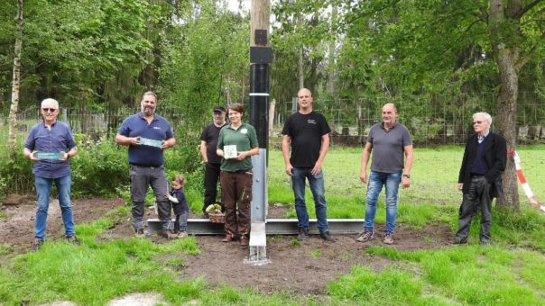 Der Wildpark Müden lädt Klapperstörche zum Bleiben ein