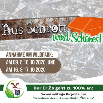 „Aus Schrott wird Schönes“ für den Heimatverein in Müden/Örtze