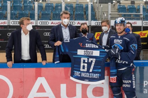 Dr. Markus Söder besucht den ERC Ingolstadt