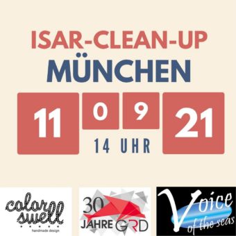 GRD organisiert Beach Clean-Up an der Isar