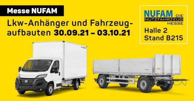 NUFAM – Humbaur ist dabei bei der Nutzfahrzeugmesse in Karlsruhe