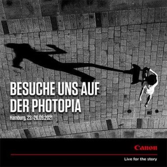 Canon sorgt vom 23.-26. September für umfangreiches Erlebnis-Programm auf der PHOTOPIA in Hamburg. Touch & Try Möglichkeiten mit der neuen EOS R3.