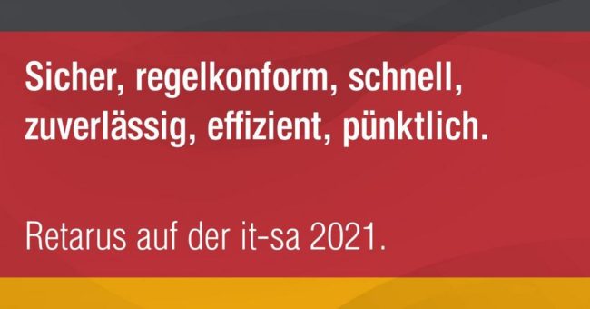 Retarus präsentiert Secure Email Platform auf der it-sa 2021