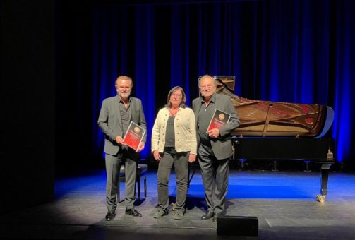 Klaus Maria Brandauer & Sebastian Knauer sind Ehrenkünstler in Bad Elster!