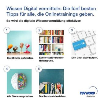 Wissen digital vermitteln: die fünf besten Tipps für alle, die Onlinetrainings gestalten