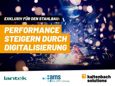 Online-Event für den Stahlbau: Performance steigern durch Digitalisierung