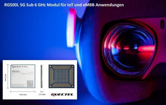 5G Power für eMBB- und IoT-Applikationen – Funkmodul RG500L-EU von Quectel