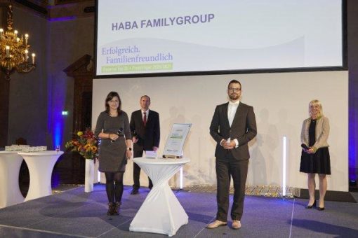 Die HABA FAMILYGROUP ist „Erfolgreich.Familienfreundlich“