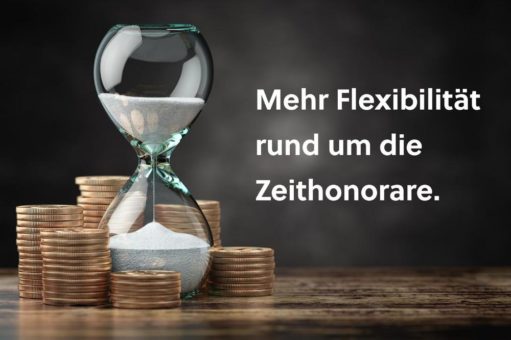 Mehr Flexibilität rund um die Zeithonorare