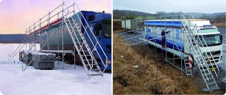 Die kalte Jahreszeit beginnt: Sicher unterwegs mit dem Original KRAUSE EisfreiGerüst-System