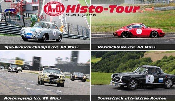 AvD-Histo-Tour 2019: 3 Rennstrecken in 2 Tagen